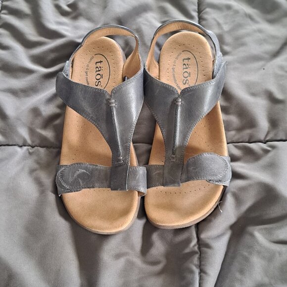 Taos Leather Sandals - Size 7 - Picture 1 of 5